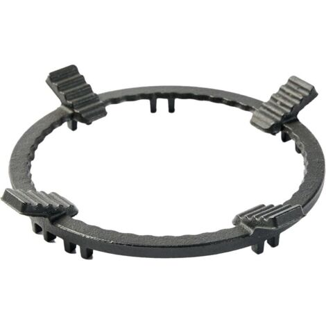 Anneau de support pour wok en fonte pour cuisinière à gaz, support antidérapant pour wok, support rond pour cuisinière de 8,3 pouces (1/5)