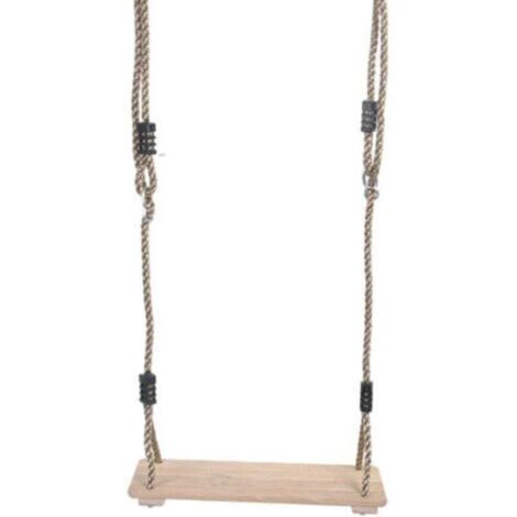 Balançoire pour Enfant 40x16cm avec Planche en Bois de pin Massif (1/4)