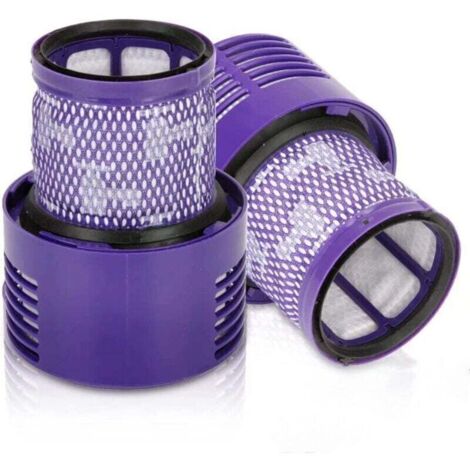 Filtre pour Dyson V10 SV12,2 Filtres pour Dyson Cyclone V10 SV12 Series Aspirateurs V10 Absolute Animal Motorhead Total Clean, 2 Pack Filtre Lavable de Rempalcement Pièce Dyson DY-969082-01 (1/4)