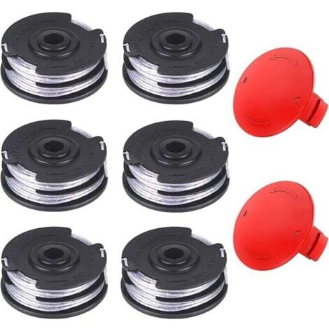 Enowelir Bobines De Rechange Pour Tondeuses À Gazon Ø1.65mm 6.1m Compatibles ART 24 27 30 AdvancedGrassCut36 (1/4)