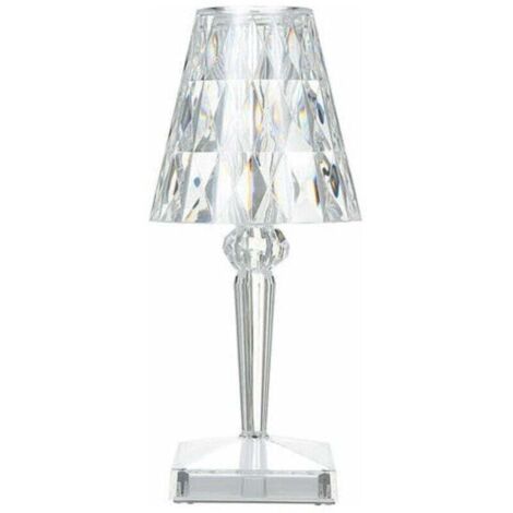Enowelir Lampe De Chevet Cristal Diamant Reglable Luminosite Temperature Veilleuse USB Atmosphere Chambre (1/4)