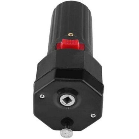 Moteur de gril noir XVX, moteur de gril en plastique avec moteur de vis sans fin de gril à vitesse variable (1/4)