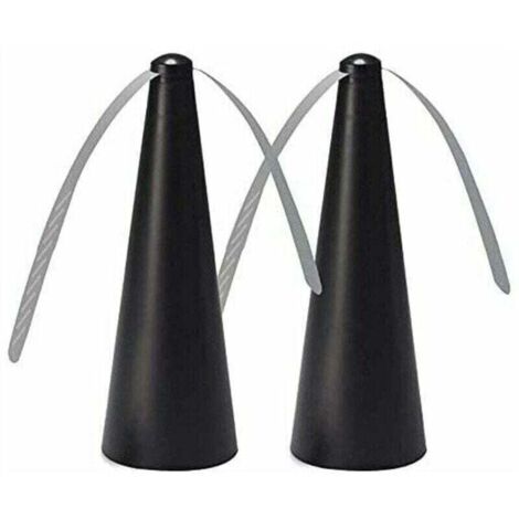 2pc Mouches et moustiques repoussent Les Ventilateurs d'insectes Gardez Les Mouches et Les Insectes Loin de la Nourriture sans Utiliser de Produits Chimiques Profitez de Vos Repas à l'extérieur (1/4)