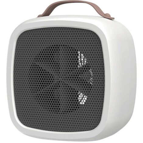 (Blanc) Petit radiateur de bureau – Petit radiateur solaire portable – Chauffage anti-brûlure pour enfants, enfants, chambre de parents, usage domestique (1/4)