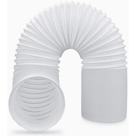 Climatiseur Mobile, Tuyau D'évacuation D'air En Pvc Flexible Tube De Ventilation Universel Tuyau Kit Pour Climatiseur Mobile Diamètre 13cm (13CM Diamètre 150CM Longueur) (1/4)
