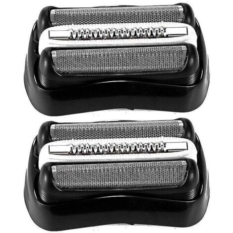 Lot de 2 pièces de rechange pour rasoir Braun série 3 32b, grille et couteaux de rechange (1/4)