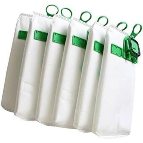Lot de 6 sacs d’aspirateur haute efficacité pour aspirateur Vorwerk VK140 VK150 FP140 kobold (1/3)