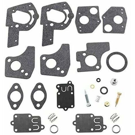 Kit de réparation pour carburateur - Membranes - Joint d'étanchéité pour Moteurs Briggs & Stratton 3 à 5 CV HP 495606 494624 135292 135232 135212 270026 272538 272538S 272637. (1/4)