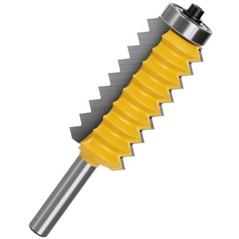 Outil de Travail du Bois à Plusieurs Dents, Outil de Défonceuse à Bois Carbure 8mm, Multi-tooth Router Cutter, Outils Bois Menuiserie (1/4)