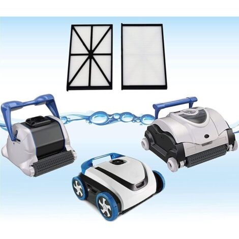 Poweka RCX70101PAK2 Lot de 2 Cartouches de Filtre de Rechange Compatibles avec Hayward Aqua Vac QC SharkVac et TigerShark Robot Purificateur de Piscine (2 Pièces) (1/4)