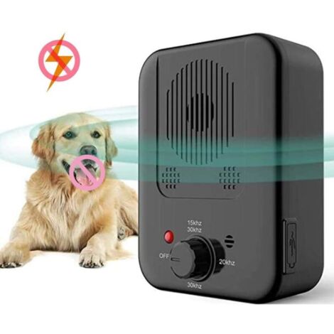 Anti-aboiement automatique à ultrasons, étanche, adapté aux petits et grands chiens. (1/4)