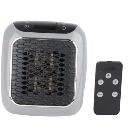 Enowelir Chauffage Électrique Portatif Compact Ventilateur de Table pour Maison Bureau Hiver (1/4)