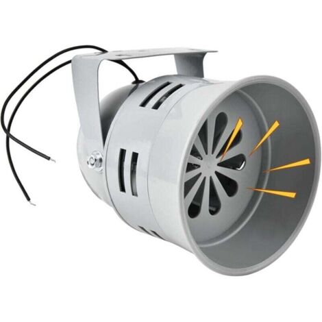 Enowelir Corne d'alarme de Moteur, sirène de sirène de sécurité de prévention d'incendie d'alarme à Moteur électrique Industriel électrique 40W [AC220V] Sirène d'alarme (1/4)