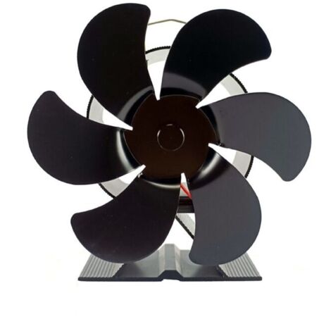 Ventilateur de poêle à bois-ventilateur de cheminée à énergie thermique à 6 pales-ventilateur silencieux pour poêle à bois/cheminée (1/4)