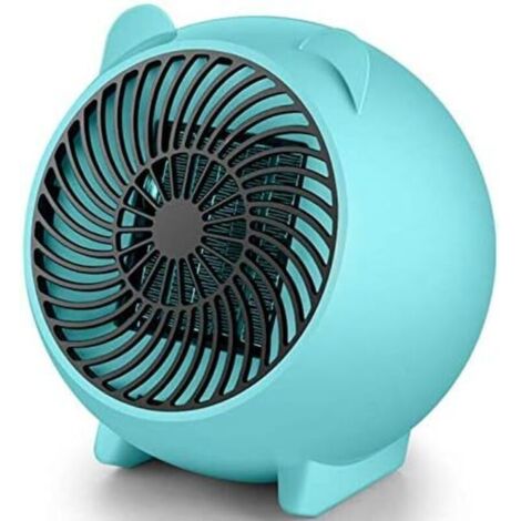 500W Mini Radiateur soufflant Céramique PTC Radiateur Soufflant Électrique Portatif Chauffage Soufflant Silencieux Chauffe Rapide Radiateur convecteur Protection Anti-surchauffe Chambre Bureau (1/5)