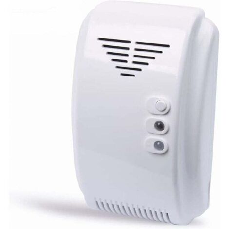 Détecteur de gaz Betterlife, capteur de détecteur de gaz 12 V, alarme propane butane GPL naturel, camping-car, blanc (1/4)