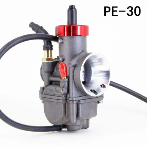 Enowelir Câble d'Amortisseur pour Carburateur PE30 Couvercle Rouge Moto Plage ATV (1/4)