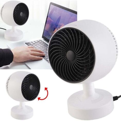 Enowelir Radiateur Soufflant Portable Mini Chauffage D Appoint Rechargeable Angle Réglable Pour Maison Bureau 100 240V Prise UE (1/4)