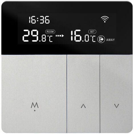 Thermostats Intelligents Thermostat de Chauffage Thermostat d'ambiance Thermostat WiFi Thermostat pour Chauffage par Le Sol électrique Compatible avec Alexa, Google 16A TGP53WIFI (1/4)