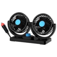 Ventilateurs De Voiture 12 V, Ventilateur De Refroidissement à Air De Voiture à Double Tête Ventilateur De Voiture électrique Ventilateur De Voiture Prise Allume-cigare