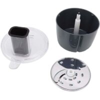 Enowelir Rubberskin Ensemble de Coupe-légumes, Kit de Coupe pour Vorwerk Thermomix TM5 Blender Slicing Shredding Multifonctionnel Food Processor Container Disc Accessoire