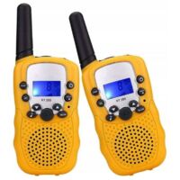 Talkie-walkie pour enfants type de batterie Talkie-walkie mini-talkie-walkie pour enfants Talkie-walkie portable, jaune