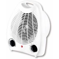 Radiateur soufflant électrique ,Réchaud électrique,1000W / 2000W , Thermo Convecteur à Air Chaud 2 Pouvoirs Bouton Intuitif, Silencieux, Portable