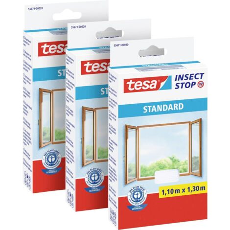 Moustiquaire pour fenêtre tesa 55671-00500-00 (l x H) 1100 mm x 1300 mm blanc 3 pc(s) W846672