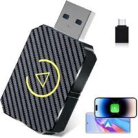 Adaptateur Android Auto sans Fil & Carplay sans Fil, Compatible avec Les Voitures à partir de 2016 et Phone iOS 10+,Android 11+