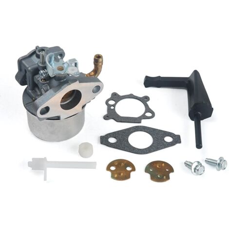 Carburateur de rechange compatible avec moteurs Briggs & Stratton références 798653 697354 790290 791077 698860, pièce neuve pour réparation et entretien de tondeuse (1/5)
