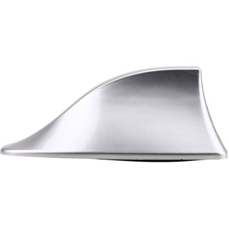 Antenne courte universelle d’autoradio, réception optimisée des signaux FM, AM et DAB. Accessoire de remplacement adapté à la majorité des véhicules automobiles (Argent)