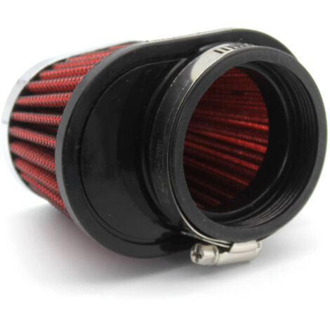 Filtre à Air Conique d'Admission Haute Débit, Accessoire de Modification Moteur Automobile, Filtre d'Air Performant de Remplacement pour Optimiser l'apport d'air du moteur de voiture(Rouge,60MM) (1/5)