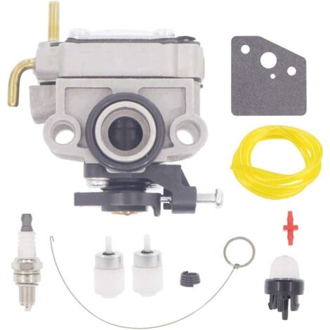 Carburateur référence 753-08057 adapté pour moteurs Trojan modèles TB625EC, TB675EC et toutes les références moteurs correspondantes, pièce de remplacement pour outils thermiques de jardin (1/5)