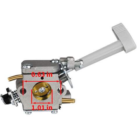 Carburateur Ryobi WT-1086 références 308054079, 308054093 adapté moteur BP42 RY08420A, ensemble de remplacement complet (1/5)
