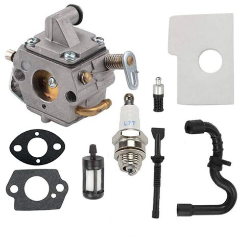 Carburateur pour tronçonneuses Stihl MS170 MS180 017 018, compatible ZAMA C1Q-S57B C1Q-S57A, essentiel pour la réparation moteur. (1/5)
