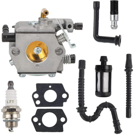 Carburateur Walbro WT-194 adapté tronçonneuses Stihl 024, 026, MS240, MS260, accessoire de remplacement moteur compact (1/5)