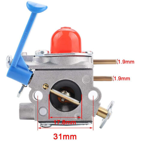 Carburateur Zama C1Q-W38 adapté pour débroussailleuses Husqvarna 124C, 124L, 128C, 128LD, 128LDX, 128R, 128RJ de jardin (1/5)