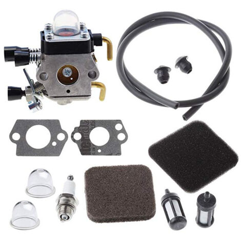 Ensemble de carburateur Stihl FC72 FS72 FS74 FS76, avec filtre à air et tuyau d'huile. (1/5)