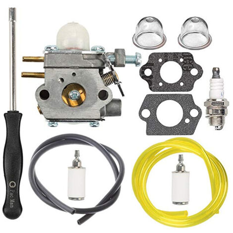 Ensemble carburateur 753-06190 compatible Walbro WT-973 WT-1116, livré avec tournevis, tuyau d'huile et filtre à huile pour réparation moteur. (1/5)