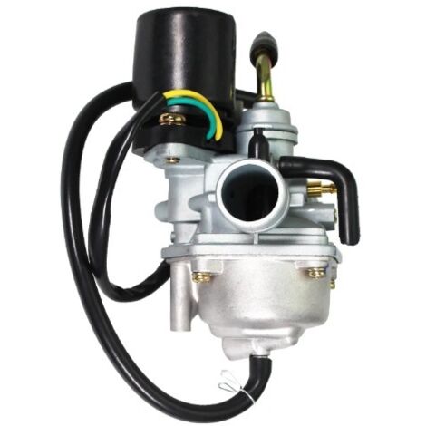 Carburateur moto PZ19J 19mm compatible Yamaha Jog 50cc deux temps, parfait pour scooter léger et entretien moteur petit cylindrée. (1/5)