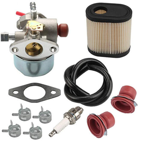 Ensemble carburateur compatible LV195EA 640350 640303 LEV100 20016, fourni avec filtre à air pour tondeuse et moteur thermique léger. (1/5)