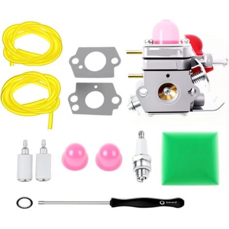 S-giant Kit carburateur 530071811 Compatible avec coupe-bordures Poulan Zama P4500, PP025, PP125, PP258TP, PP25E, P4500F, C1U-W19, et moteur de tondeuse Craftsman 358791010, 358791030, 358791050 (1/5)