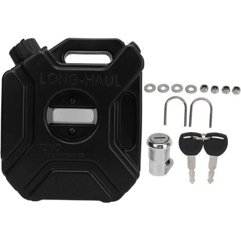 3 Litre Réservoir de carburant portable Réservoir de Secours d'urgence Essence Peut pour Moto ATV UTV (1/5)