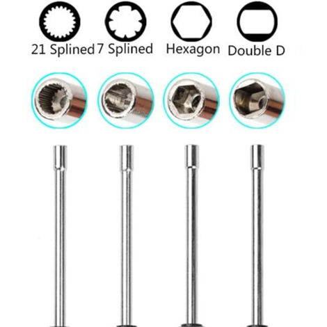 Ensemble 8 tournevis de réglage carburateur, outil de réparation pour tondeuse avec formes de dents variées (1/5)