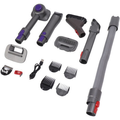 Brosse Aspirateur Chien et Chat Outil de Toilettage Compatible avec Dyson V7 V8 V10 V11 V15 Aspirateur Idéal pour Grands, à poils longs Chiens et Chats (1/5)