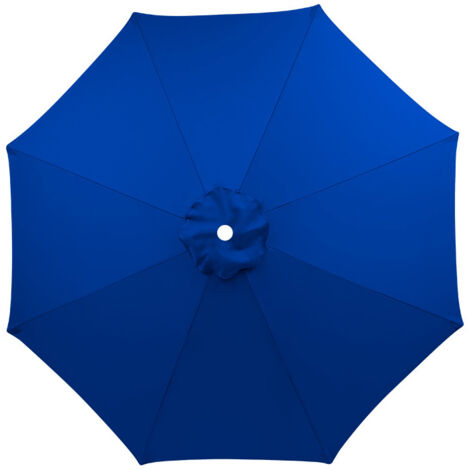Toile de Remplacement pour Parasol 8 Branches – Housse de Parasol Banana, Résistante aux UV et Imperméable, Parasol de Jardin, Toile de Remplacement en Toile de Haute Qualité(Bleu,350CM)