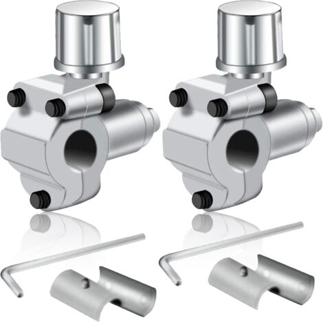 2 Pièces Kits de valves de perçage BPV-31 pour robinet de réfrigérateur compatible avec tuyau de diamètre extérieur de 1/4", 5/16", 3/8" pour climatiseurs, CVC (1/5)