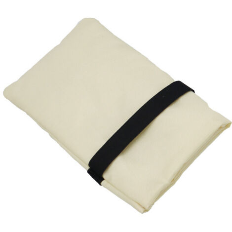 Ensemble de 8 couvertures isolantes pour robinet d'eau extérieur - Housse protectrice thermique pour tuyaux extérieurs en hiver - Protection contre le gel pour robinets d'eau extérieurs-Blanc cassé (1/5)