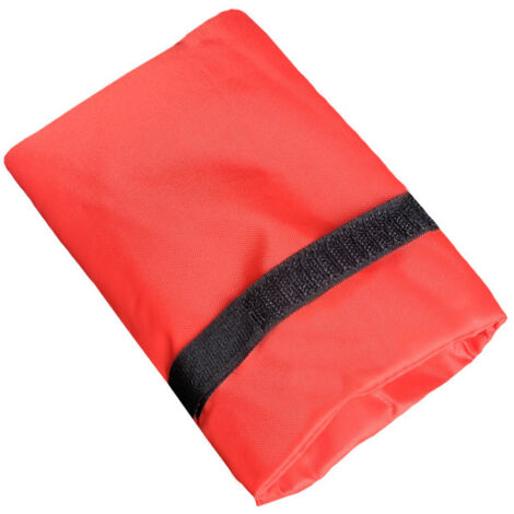 Ensemble de 4 couvertures isolantes pour robinet d'eau extérieur - Housse protectrice thermique pour tuyaux extérieurs en hiver - Protection contre le gel pour robinets d'eau extérieurs-Rouge 2 (1/5)