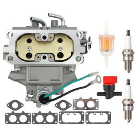 Carburateur compatible Kawasaki 15003-7074, pièce de remplacement adaptée au moteur 4 temps FH721V 25 CV pour équipements de jardin. (1/5)